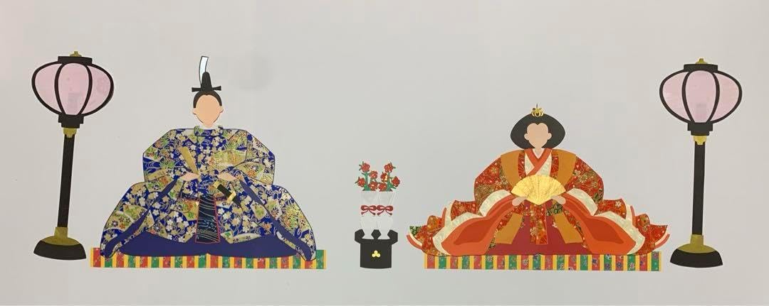 壁面飾り ひな祭り 大人向け L 工作ネタ】おひな様 Japanese Hina