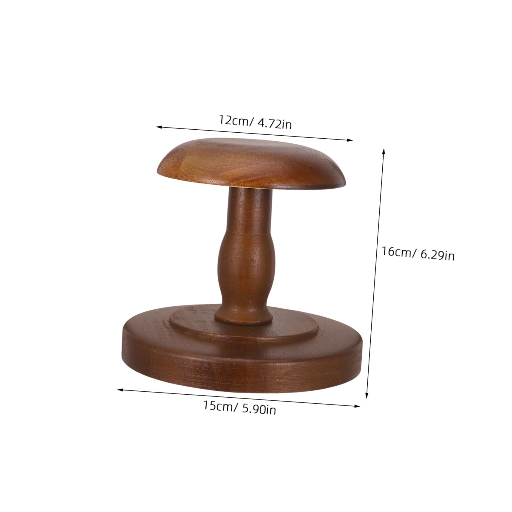 Expositor de Sombreros de Madera para Sobremesa, Soporte Vintage