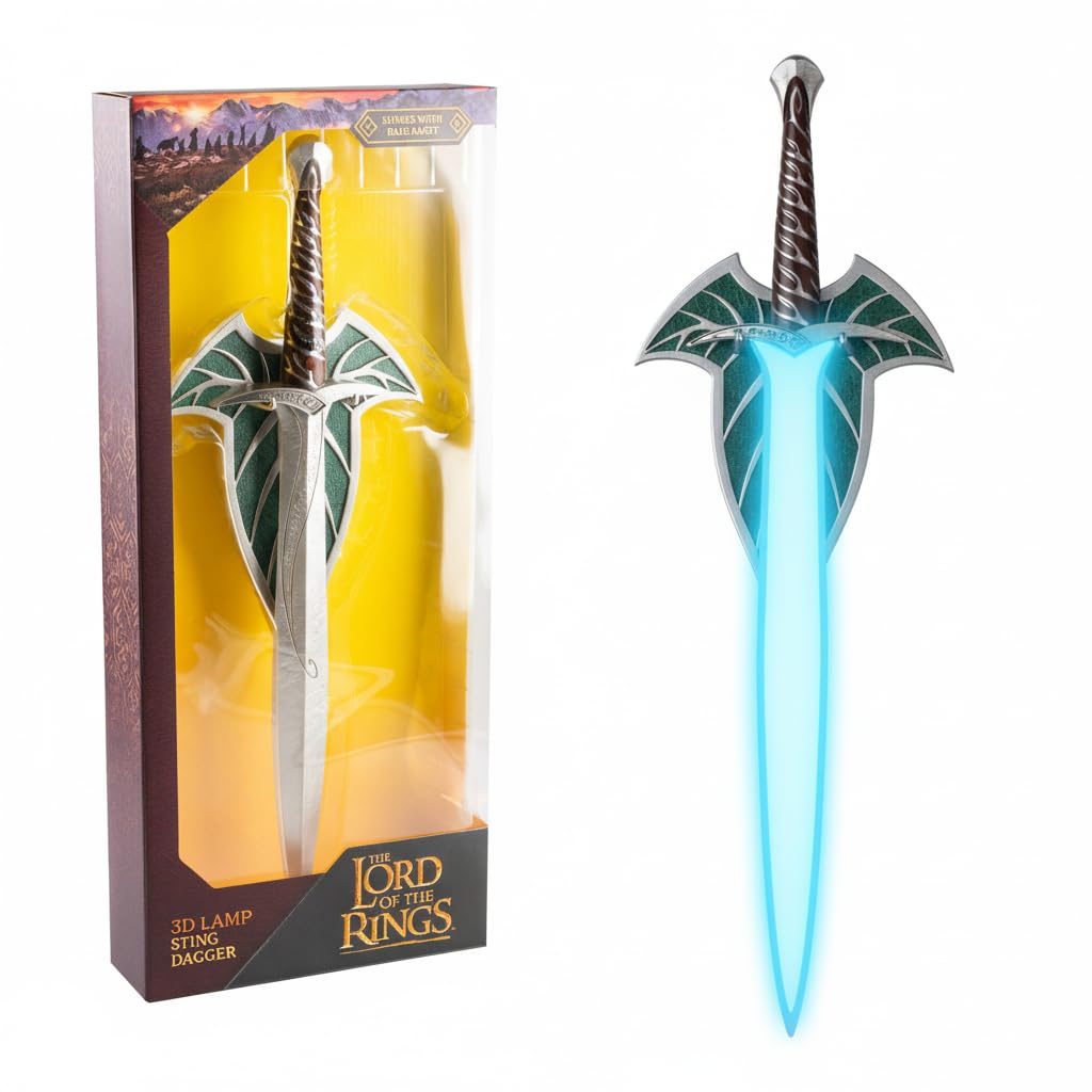 Grupo Erik Baterry Lamp - Lord of the Rings Gifts | Night Light Kids, Night Light Bedside Table, Mood Lights, Night Light | Lord of the Rings Goods, LOTR Gifts, Cool Room Decor