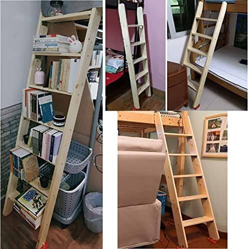 Non-Slip Wooden Bunk Bed Ladder Replacement, Heavy-Duty 100kg Load, 150cm (59") Camper Ladder for Motorhome Bunk Beds, Durable Household Accessory