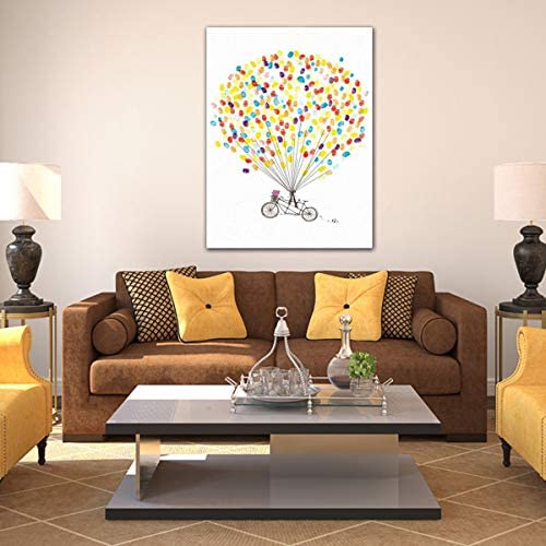 Albero Impronte Digitali Nozze - Tela Fai Da Te Per Matrimoni - Foto 11