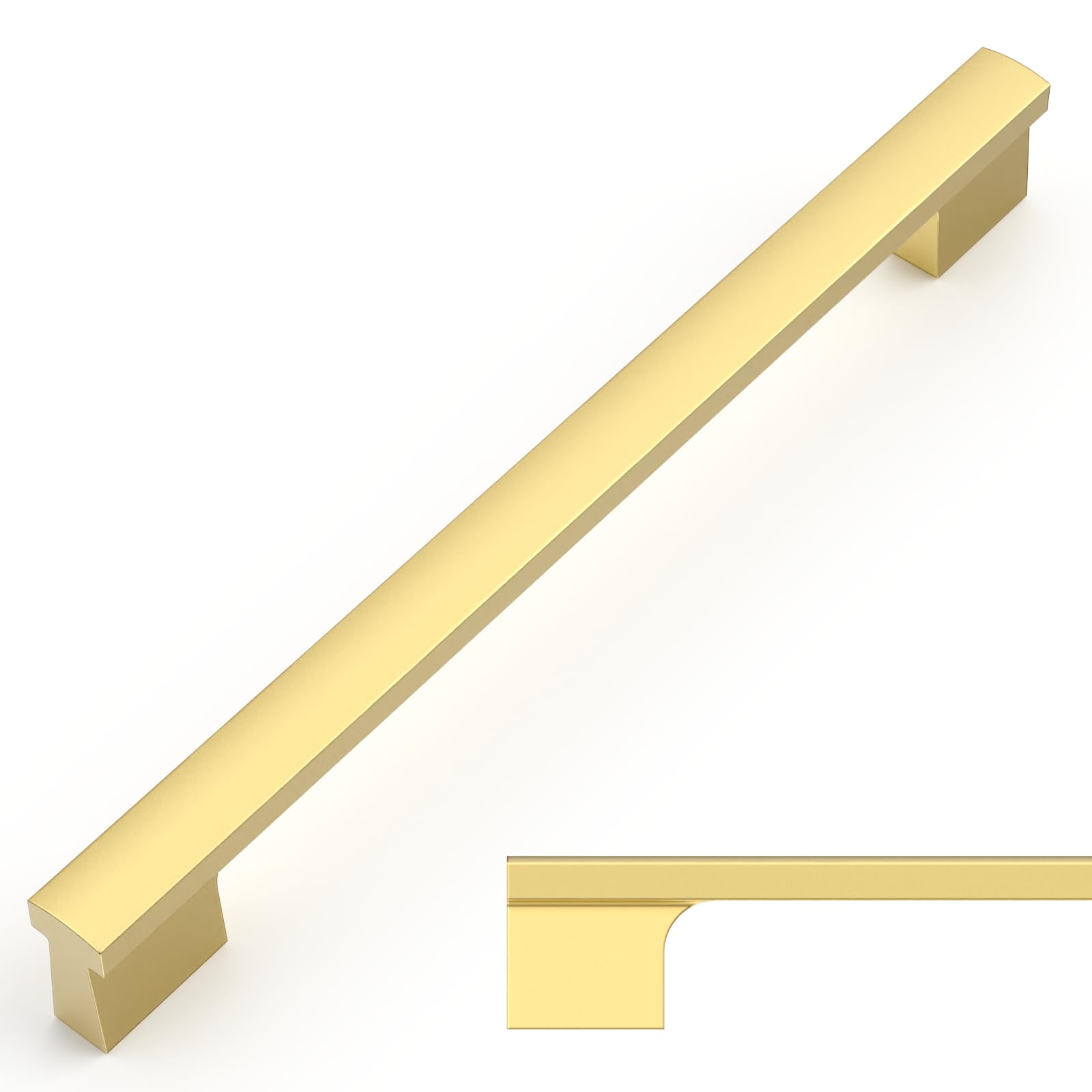 Tiradores Amerdeco ZH0026MGP192-10 de 192mm para armarios de cocina