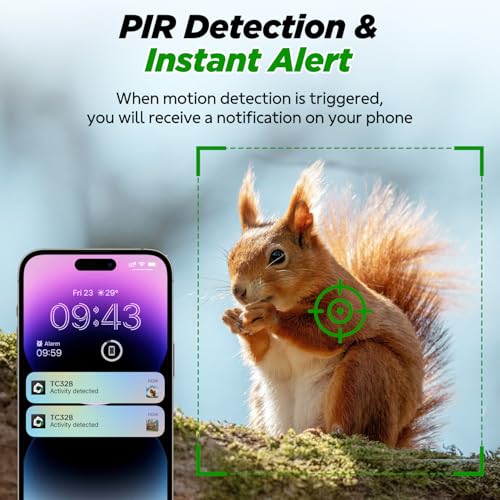 VOOPEAK Cellular Trail Camera, 4G LTE Cellular Security Camera with 360° Live Streaming, 2.5K Game Cameras Built-in SIM Card, Remote Access, Solar Powered, Night Vision, Motion Activated, 2 Pack