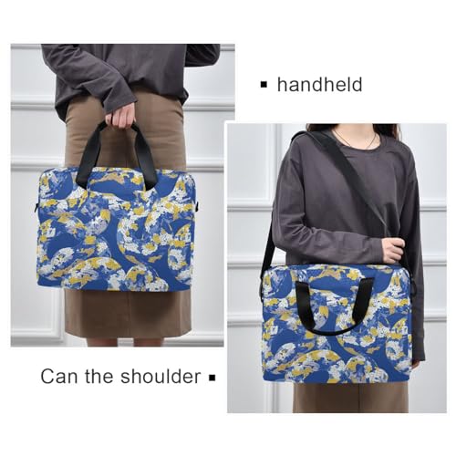Maletín para Laptop 15.6" Azul con Estampado y Asa miniatura 2