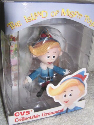 Enesco 1999 CVS Limited Edition Herbie or Hermey The Elf Christmas Ornament from Rudolph and The Island of Misfit Toys