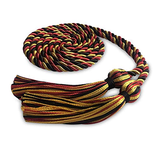 Image of Endea Graduation Single Honor Cord Three-Color (Black /Red /Gold)