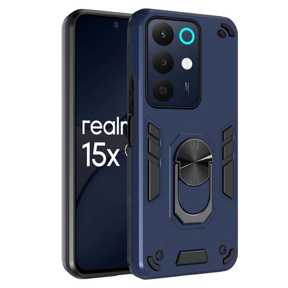 Realme P4 5G Armor Case - Rotating Ring & Kickstand -20