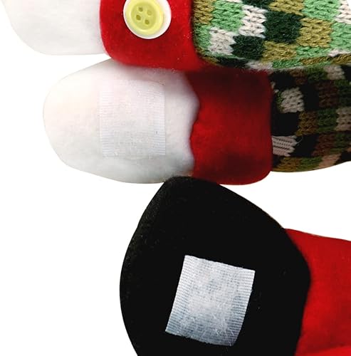 Miniatura 9 de Decoración navideña para árbol de elfo, decoración única y divertida de peluche de elfo para árbol de Navidad, botella de vino, adornos de cortina,