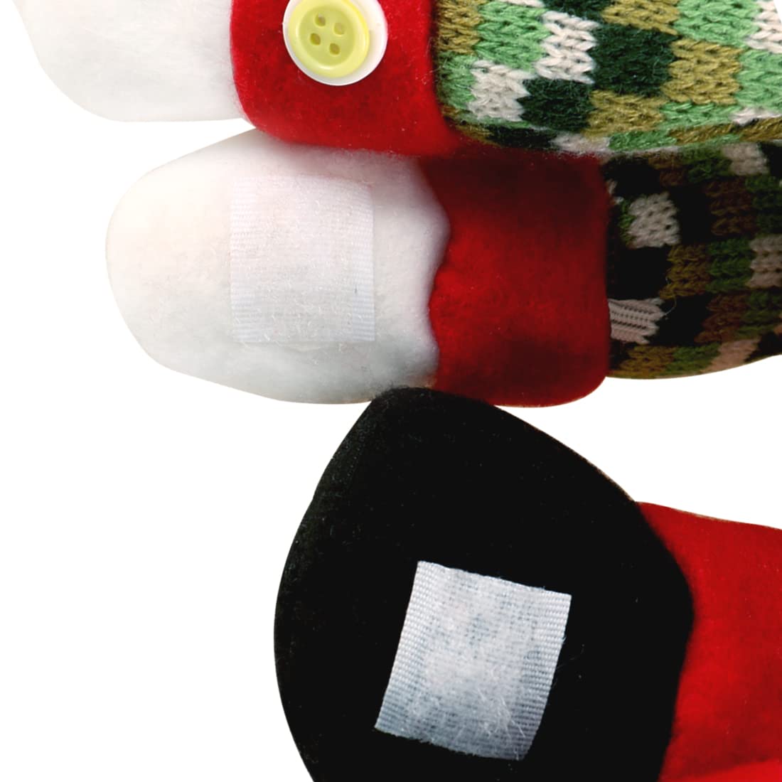Puntale Per Albero Di Natale A Forma Di Elfo In Peluche – 30,5 Cm, Rosso E Verde, Decorazione Natalizia Divertente - 2