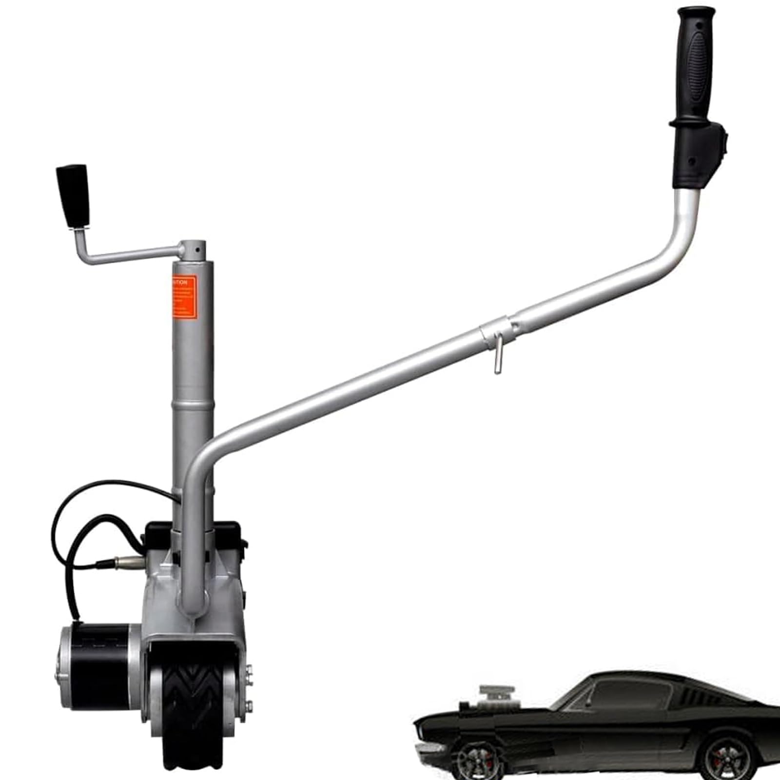 12 V 350 W silnikowy podnośnik koła przyczepy, elektryczne koła podporowe Rv Mover Dolly, uniwersalne akcesoria samochodowe do zaczepów do przenoszenia przyczepy, aluminiowe silnikowe koło podporowe