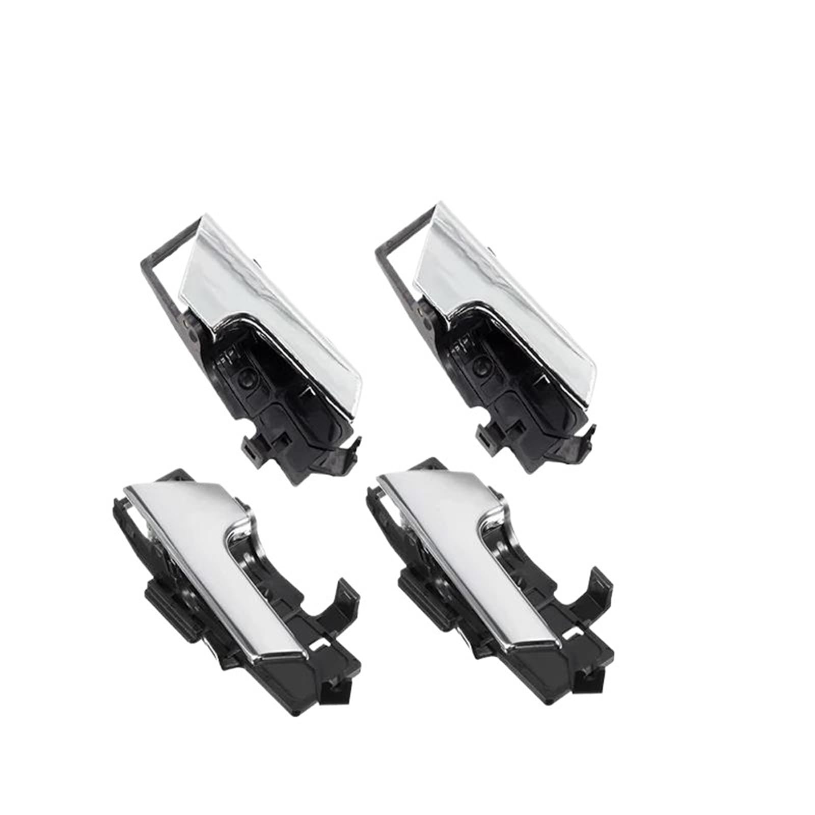 Fhcbutae 4Pcs 96462709/96462710 Car Parts For Chevrolet For Aveo 2007-2011 For Aveo5 2009-2011 For Pontiac G3 2009 Door Handle Left Right Interior(4Pcs)