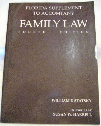 Family Law 0314096728 Book Cover