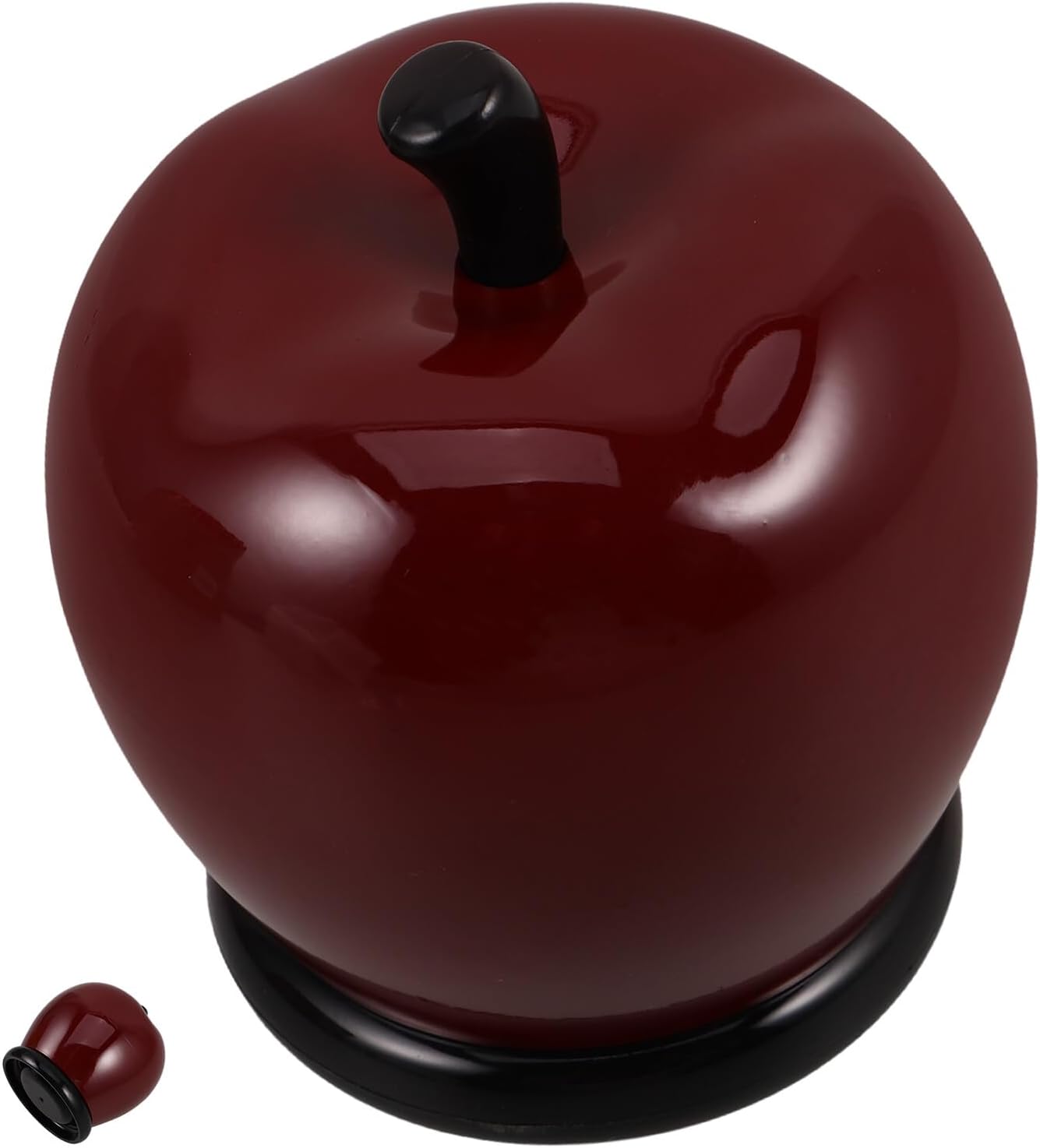 BETOOKY Novelty Fruit Shape Toothpick Dispenser and Cotton Swab Storage Box, Cute Retro Toothpick Case with Lid for Home Kitchen Tabletop Organizer and Decorative Use