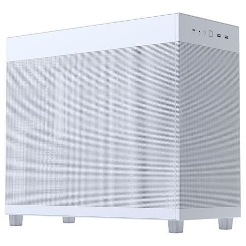 Torre ATX ASUS Prime AP303 con frontal unificado USB Tipo-C y soporte de GPU blanco 3