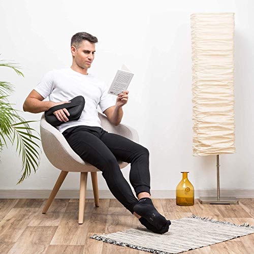 TENZO® Massagekissen für Schultern, Rücken (2022) - Multidirektionale Shiatsu-Massage - Thermotherapie - Elektrisches Rückenmassagekissen Linderung von Muskelschmerzen zu Hause, im Büro oder im Auto - Image 6