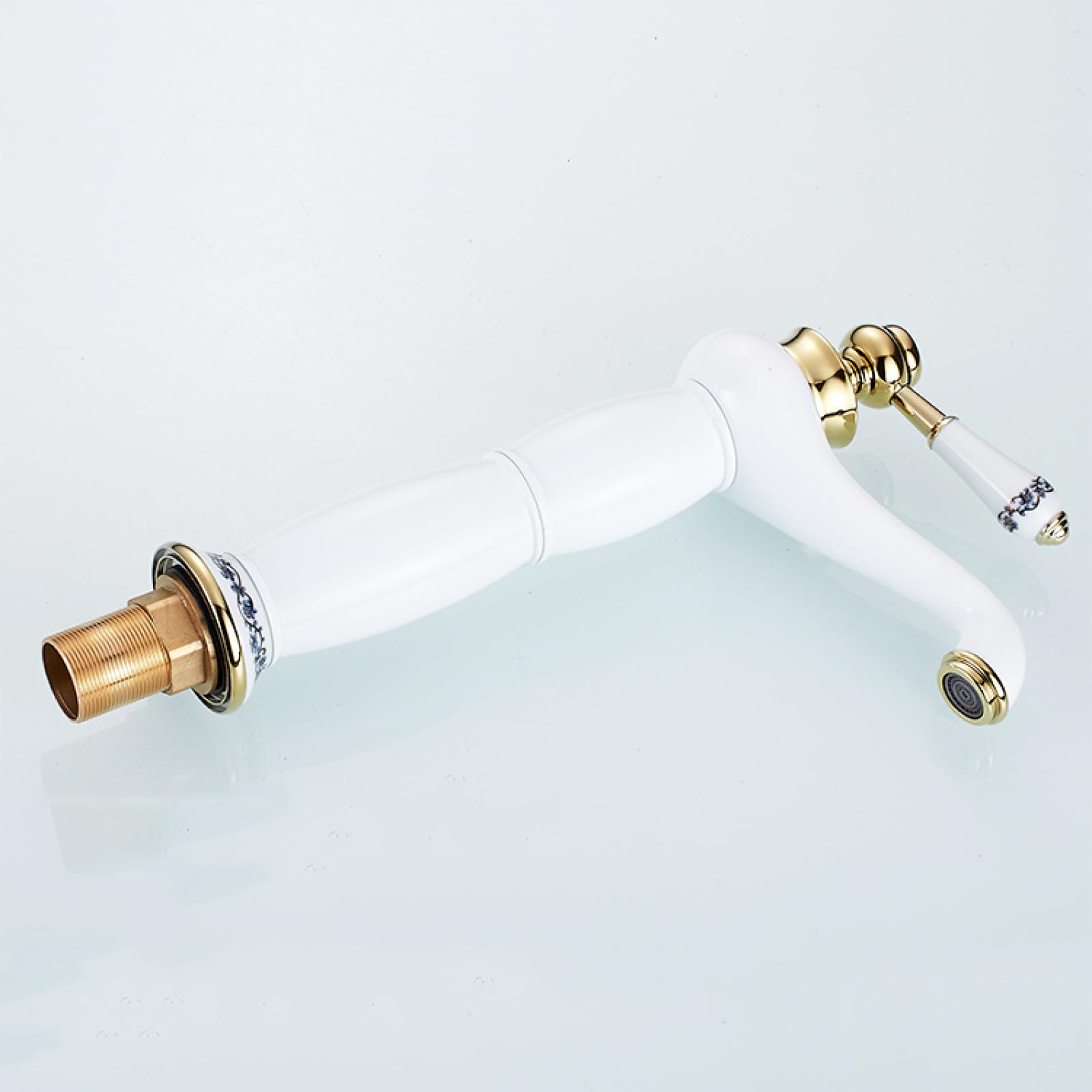 Gold tochi 1 へっど ZYCDP Retro Bathroom Faucet 1 Hole Single Handle Bathroom