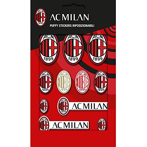 Puffy stickers riposizionabili del Milan (Taglia