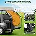 Rosefray Golf Cart Enclosure,2+2 Golf Cart Drivable Enclosure Rain Cover Short Roof 58