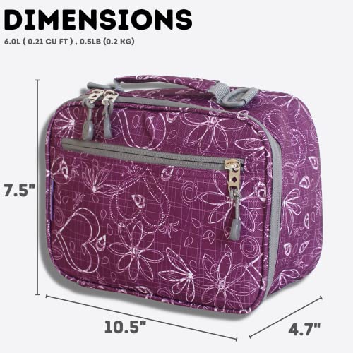J World New York Cody Lunch Bag, Love Purple, One Size #TOP6