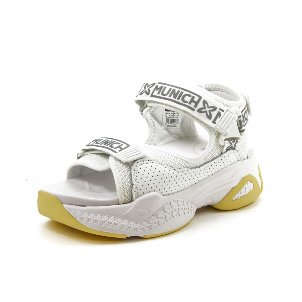 Munich Women's Areia 10 Sneaker, White, 6 UK