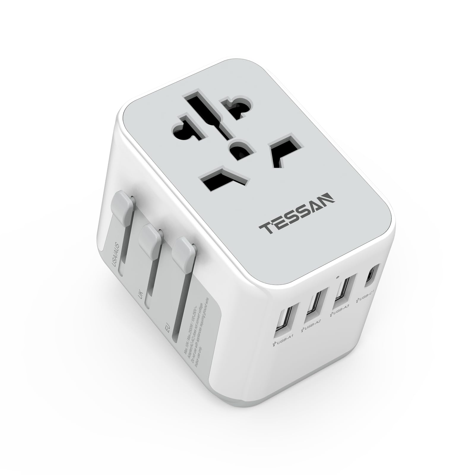 TESSAN Adaptateur Prise Universelle - Guide 360