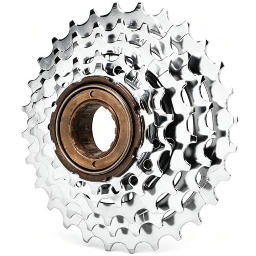 HERCHR Roue Libre de vélo, pignon de Cassette 5 Vitesses 14-28T Corps de Roue Libre fileté Haute résistance pièce de Rechange pour VTT et vélo de Route
