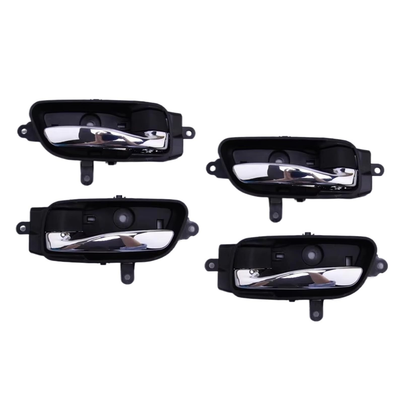 mzbcusdio Car Interior Door Handle Compatible with Nissan for Armada 2015 4Pcs Front Rear Interior Door Handles Grabs Car OEM：80671-3TA0D 80670-3TA0D