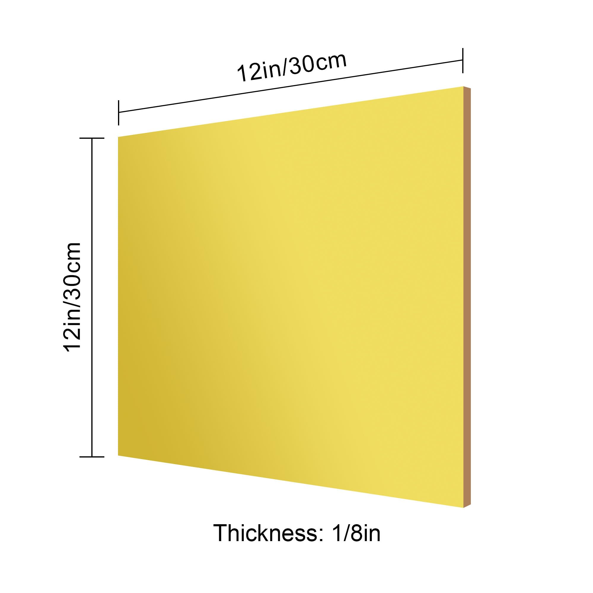 Gold Mirror Acrylic Sheets - DIY Crafts & Décor -6