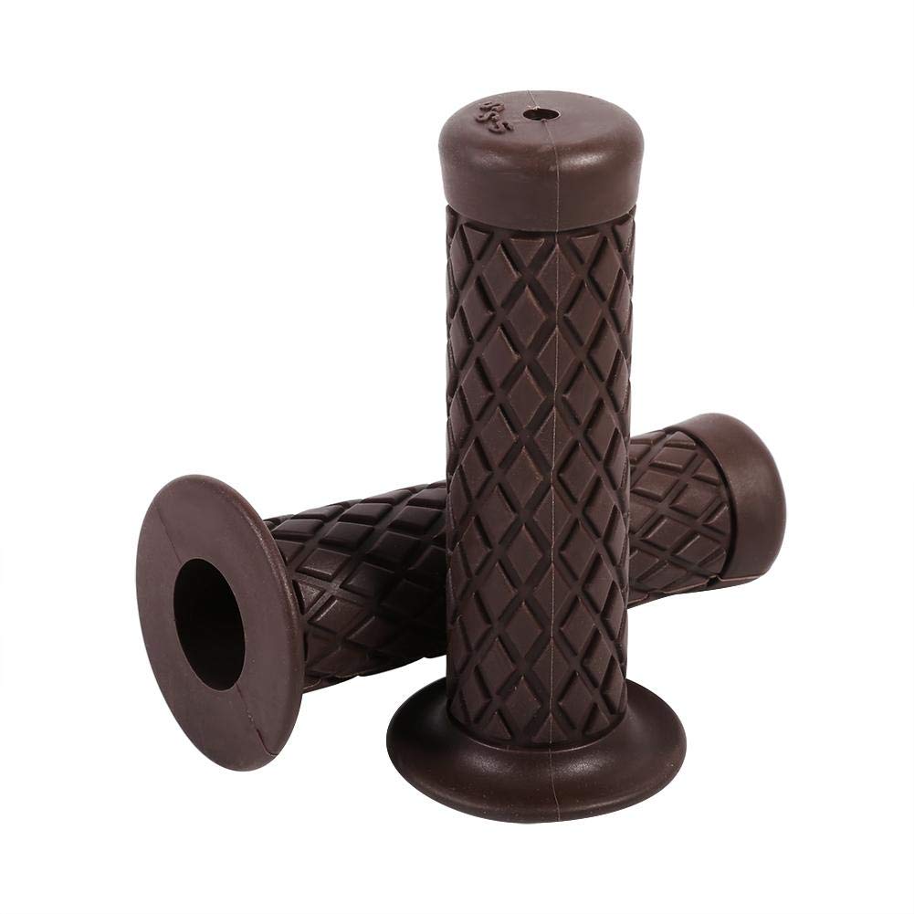 Manopole Moto, universali vintage da 22 mm 7/8 "in gomma morbida per manubrio per moto da cross