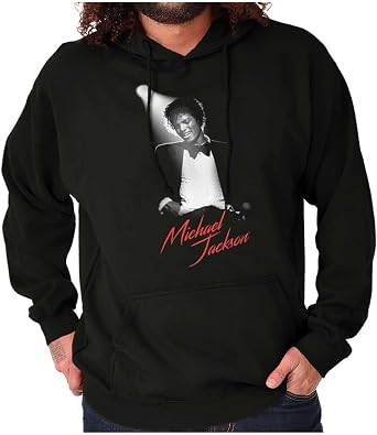 Brisco Brands Michael Jackson King of Pop Spotlight Hoodie Sweatshirt Women Men