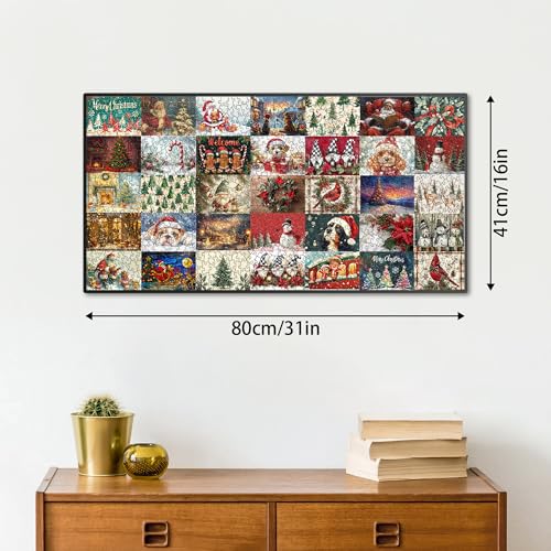 VAIIEYO Christmas Jigsaw Puzzles for Adults 1000, Winter Scene Jigsaw Puzzles - Image 4