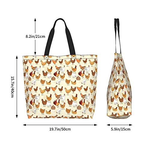 Tote Bag for Women Men Reusable Beach Shoulder Bag Casual Handbag for Travel Shopping Grocery Work4