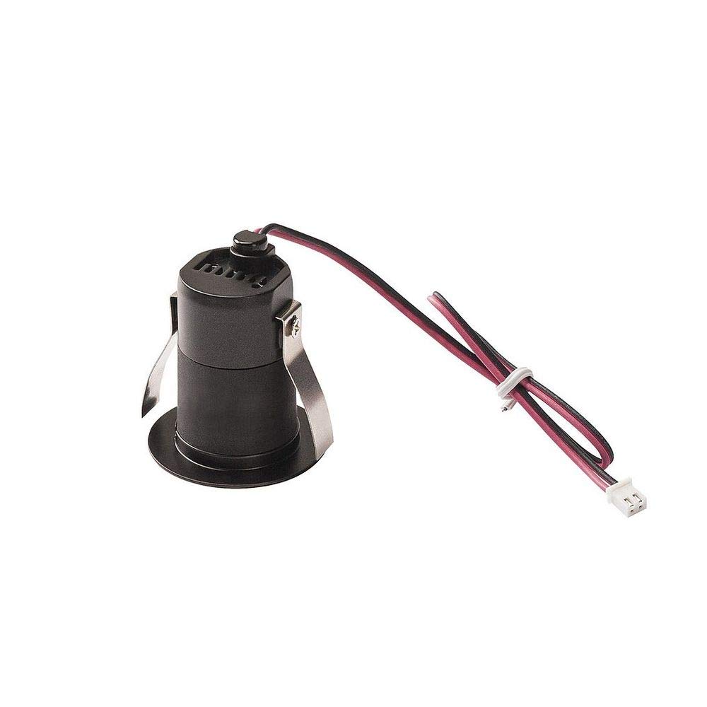 SLV TRITON MINI Deckeneinbauleuchte – Schwarz, Ø 4,5 Cm, Aluminium, 12° Ausstrahlungswinkel