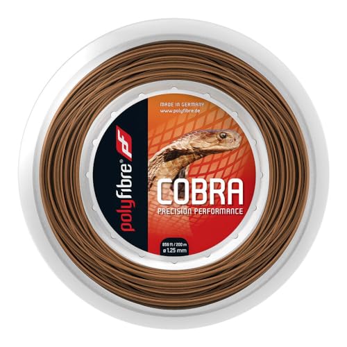 Polyfibre Saitenrolle Cobra, Beige/Braun, 200 m, 0295000121400010