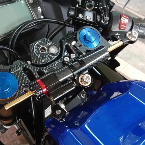 Tie à amortisseur en aluminium pour éliminer le guidonnage et stabiliser la moto - 7