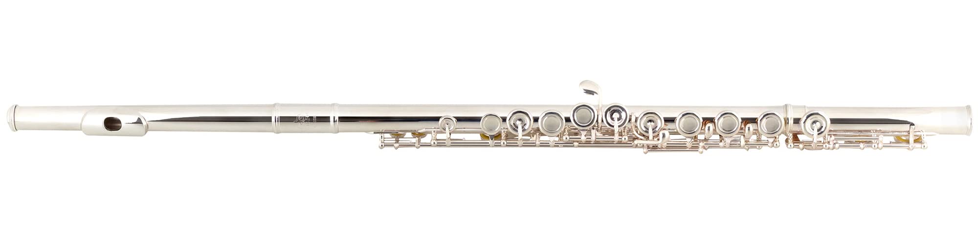Flauto Traverso Lechgold FL-19/4, Flauto traverso in 3 pezzi, Piede in C | Completamente argentato, Bocchino: argento sterling 925, Testa: argento sterling 925, Corpo: nichelina, Chiavi chiuse