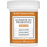 Ultimate 10+ Probiotics, 20 Billion CFUs for Digestive Health, Immune Support and Respiratory Health...