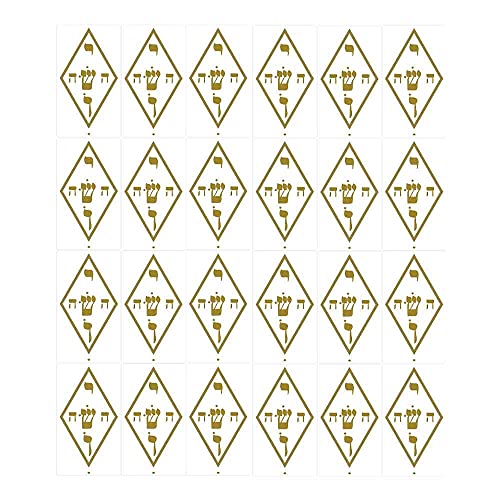 Adesivo Radiônico Nome Mistico de Jesus (Yoshua) - Com 24 adesivos de 2,5 cm x 1,5 cm