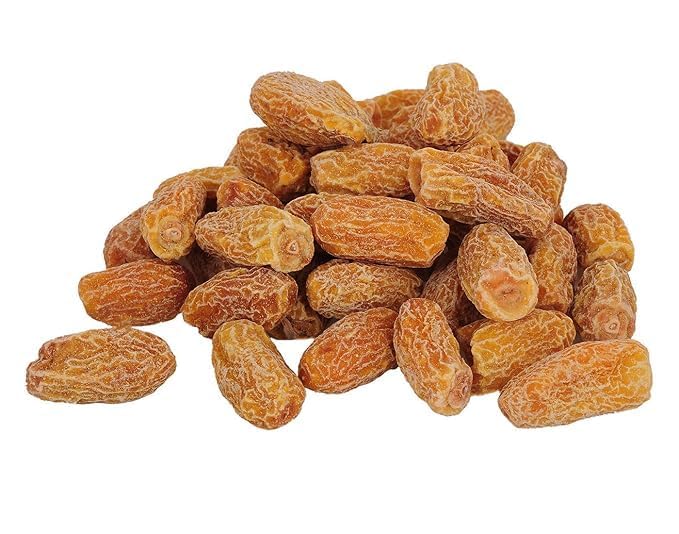 Image of Dried Yellow Dates 900g | Dry Khajoor Kharek | Natural Sweet Datess Dry Fruit | Whole Dried Datees Snack | Fresh Quality Pack