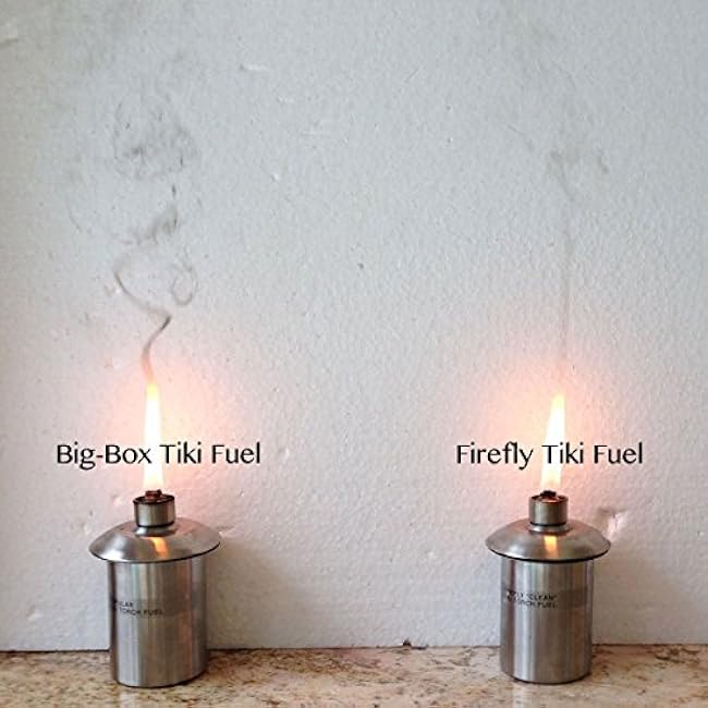 Firefly Biodegradable Citronella Tiki Torch Fuel - Smokeless, Odorless, Long-Lasting, Ideal for Outdoor, 32 oz.