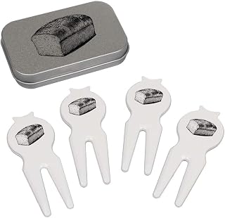 Azeeda 'Bread Loaf' Golf Divot Tool/Repair Fork Gift Set (GO00085610)