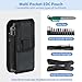 KENOBEE Multitool Sheath EDC Pouch Compatible with Leatherman Wave Plus Wingman Surge Rebar, Multi-Purpose Belt Clip Tool Holder Bag, Utility Tactical Waist Pack Camping Hiking Pocket Organizer Case
