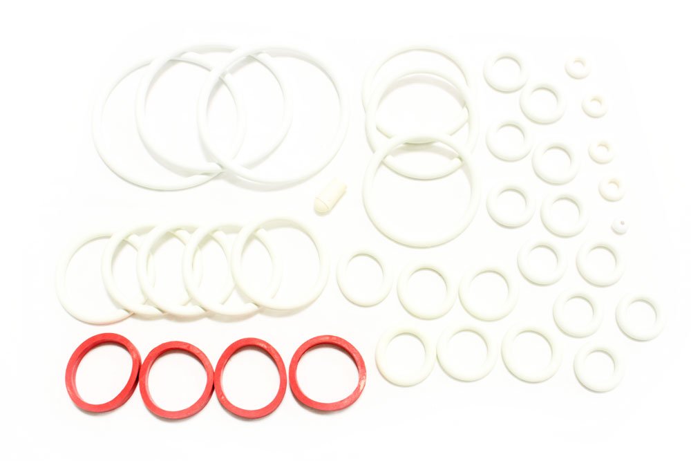 Game Room Guys Zaccaria Farfalla Pinball White Rubber Ring Kit