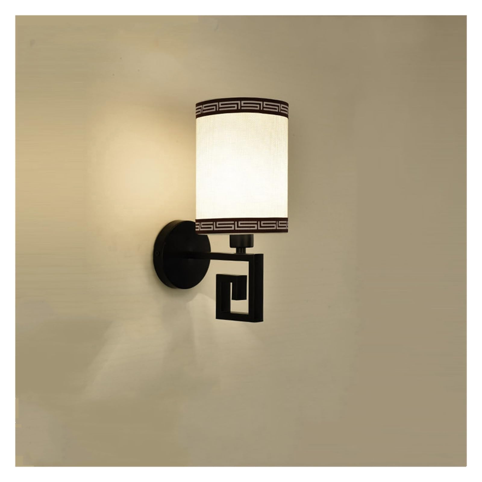 CROWNSTELIX Chinese Style wall lamp Living Room Simple Bedroom Bedside lamp Chinese Style Retro Aisle Staircase Hotel