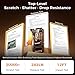 NeverBreak 9H+ Hardness for iPhone 17 Pro Max Screen Protector 12FT Military Grade Protection (Scratch, Shatter, Drop Resistance) Tempered Glass Full Edge Coverage 6.9