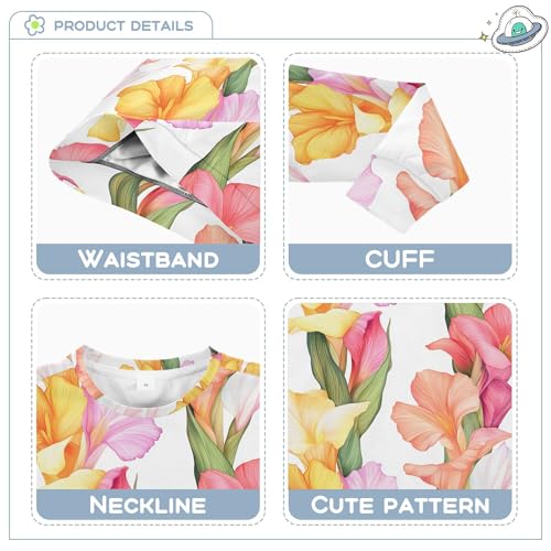 JUNZAN Cartoon Canna White Little Kids Sweatshirts Hoodies Long Sleeve Hoodie for Boys Camping 4T3