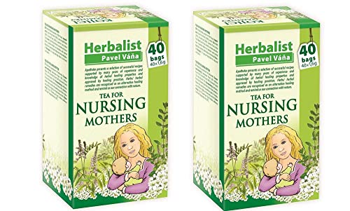 Breastfeeding Tea for Nursing & Lactation. Supports and Stimulates Mothers Milk Supply 40 x 1.6g Tea Bags (2)