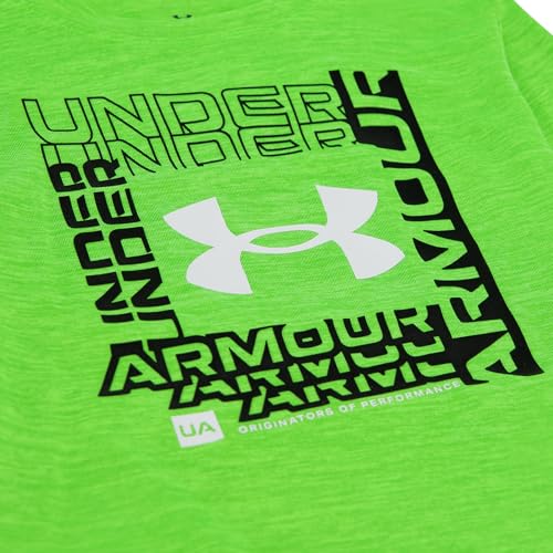 Image of Under Armour Boys' Long Sleeve Logo Graphic T-Shirt, Lightweight & Breathable, Relaxed Fit