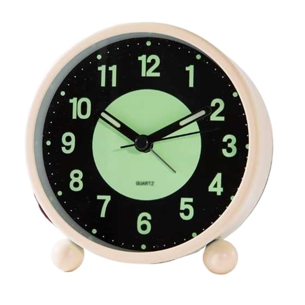 Bp7gVw5sP Loud Alarm Clocks Office Bedside Desktop Alarm Clock(Beige)