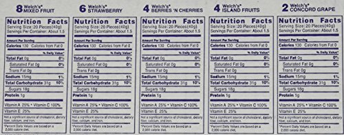 Welchs Fruit Snacks 24 / 2.25 Ounce Value Box Assortment #TOP3